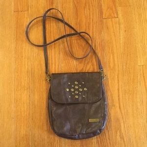 Brown Miche crossbody purse